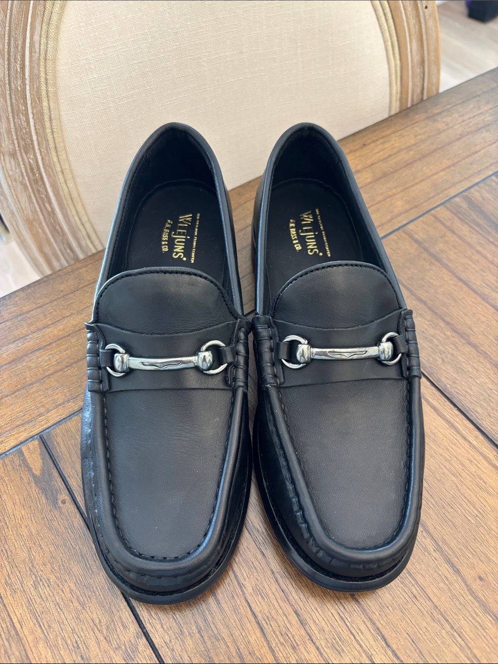 Weejuns G.H Bass Black Leather Loafers